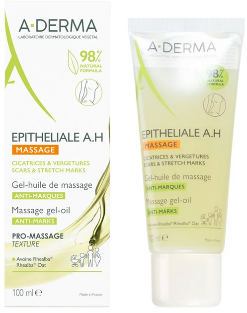 Засіб для догляду за шкірою A-Derma Epitheliale A.h Massage Oil-Gel 100 мл (3282770144222) - зображення 1