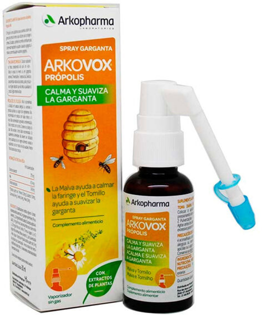 Spray Arkopharma Arkovox Propolis Throat Spray 30 ml (8428148450143) - obraz 1
