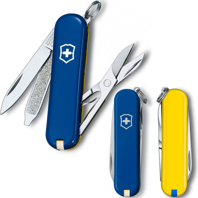 Складной нож Victorinox CLASSIC SD Ukraine 0.6223.2.8 - изображение 1