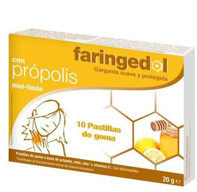 Tabletki do gardła Diafarm Faringedol 10 Pills (8424657509020) - obraz 1