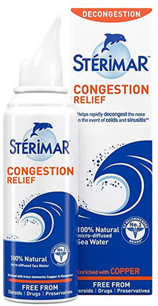 Spray do nosa Forté Pharma Sterimar Nasal Congestion 100 ml (8470002048386) - obraz 1