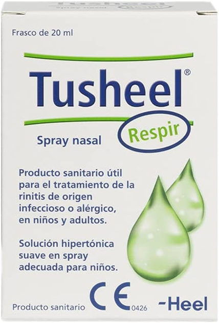 Spray do nosa Heel Tusheel Respir Spray Nasal 20 ml (8429949194076) - obraz 1