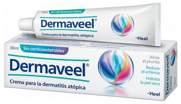 Krem na atopowe zapalenie skóry Heel Dermaveel Cream For Atopic Dermatitis 30 ml (8429949191631) - obraz 1