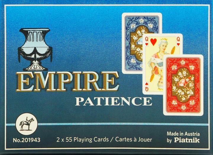 Гральні карти Piatnik Solitaire Empire 2 колоди х 55 карт (9001890201943) - зображення 1