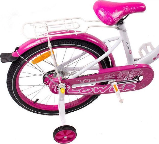 Дитячий велосипед Vivo FLOWER 20 біло-фіолетовий – фото, отзывы ...