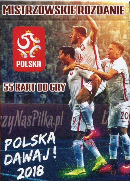 Гральні карти Cartamundi PZPN Master Hand Poker 1 колода х 55 карт (5901911002730) - зображення 1