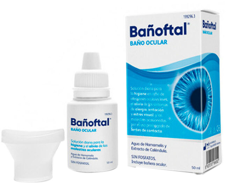 Krople Banoftal Eye Bath 50ml (8437010164552) - obraz 1