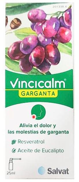 Spray Salvat Vincicalm Throat Spray 25 ml (8470002013384) - obraz 1