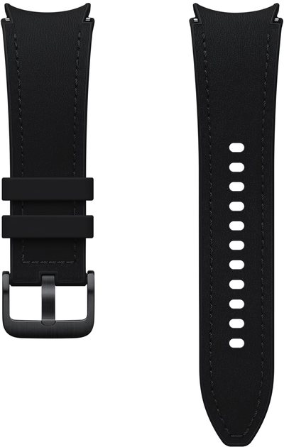 Pasek Samsung Hybrid Eco-Leather Band (S/M) dla Galaxy Watch 4/4 Classic/5/5 Pro/6/6 Classic Black (ET-SHR95SBEGEU) - obraz 1