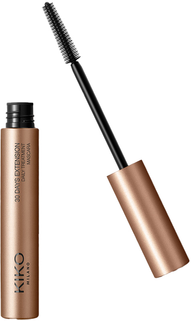 Tusz do rzęs Kiko Milano 30 Days Extension Daily Treatment Black Mascara 8 ml (8025272975353) - obraz 1