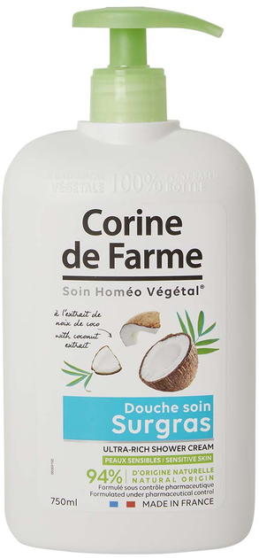 Гель для душу Corine De Farme Corine De F Gel De Ducha Coco 750 мл (3468080410541) - зображення 1