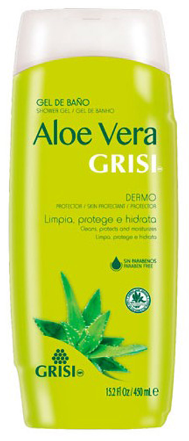 Żel pod prysznic Grisi Aloe Vera Bath Gel 450 ml (7501022109434) - obraz 1