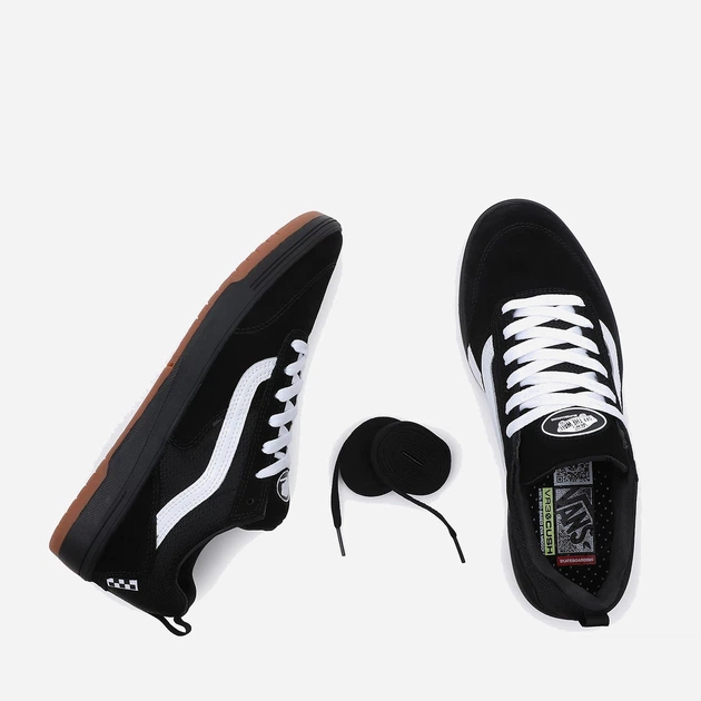 Чоловічі кеди низькі Vans Zahba VN0007QQBA21 45 (11.5US) 29.5 см Чорний/Білий (196571288289) - зображення 3