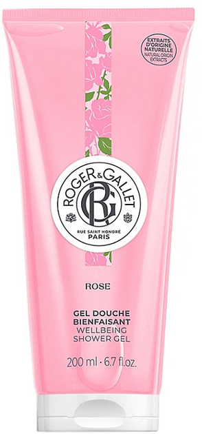 Żel pod prysznic Roger&Gallet Rose Gel Douche Apaisant 200 ml (3701436908102) - obraz 1