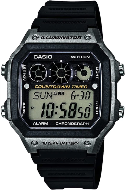 Чоловічий годинник Casio AE-1300WH-8AVEF - Фото 1 Чоловічий годинник Casio AE-1300WH-8AVEF - зображення 1