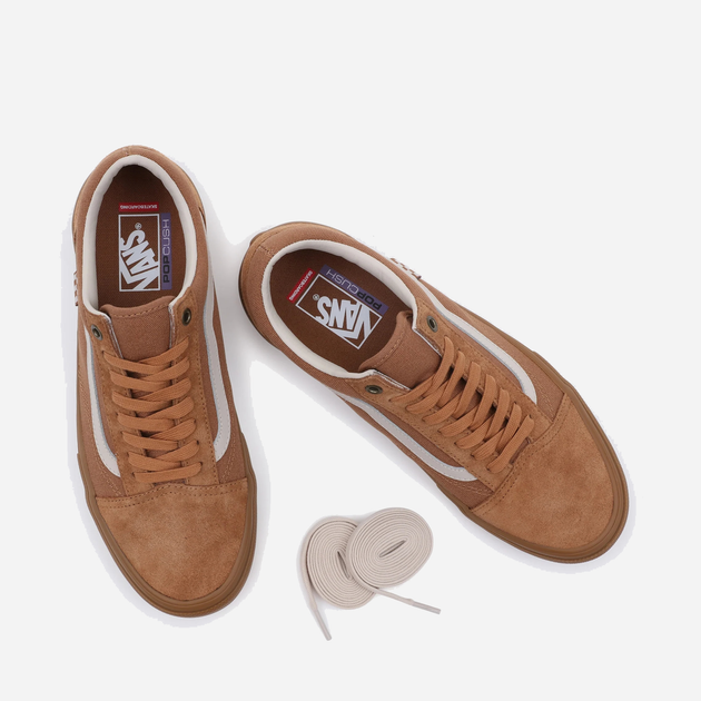Tenisówki męskie do kostki Vans Skate Old Skool VN0A5FCBBGZ1 40.5 (8US) 26 cm Brown/Gum (196571238604) - obraz 3