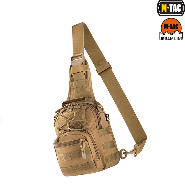 Тактическая армейская сумка M-TAC Patrol наплечная Койот (9052) - изображение 1