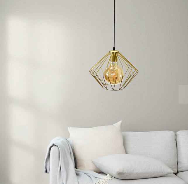 Светильник подвесной в стиле лофт MSK Electric Rhombus NL 3023 G - изображение 2