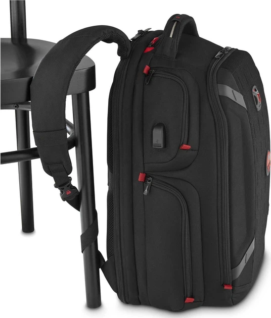 Рюкзак для ноутбука Wenger Tech PlayerOne Gaming 17" Black (7613329114568) - зображення 9