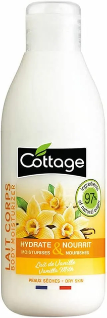 Żel pod prysznic Cottage Hidrata y Nutre Leche Corporal Vainilla 200 ml (8717163947739) - obraz 1