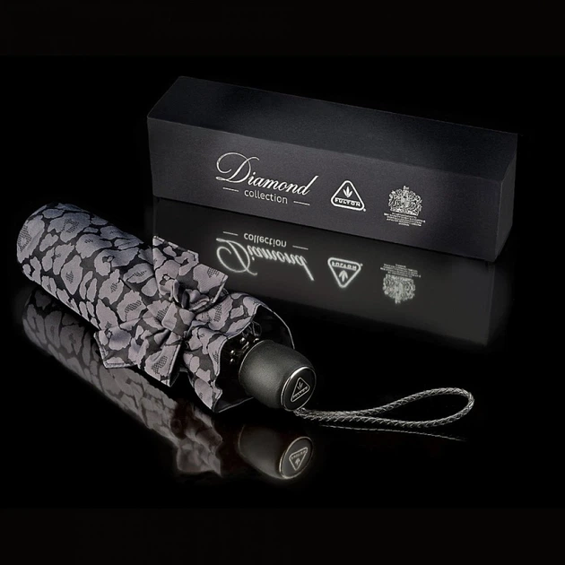 Парасоля жіноча Fulton Diamond L852-040157 Marquise - Leopard Print (Леопард) - зображення 4