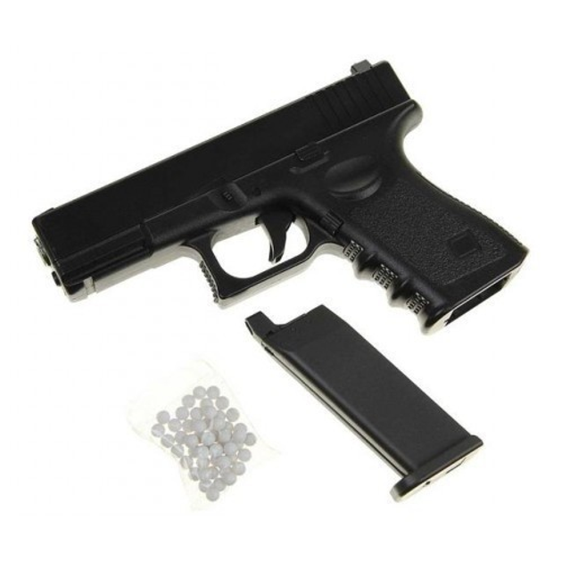 Страйкбольный пистолет Galaxy Glock 17 металл черный - изображение 2