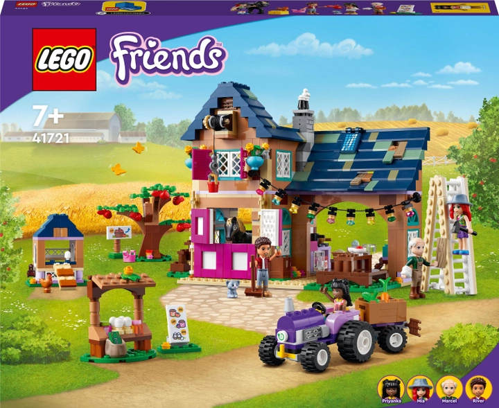 Zestaw klocków LEGO Friends Ekologiczna farma 826 elementów (41721) - obraz 1
