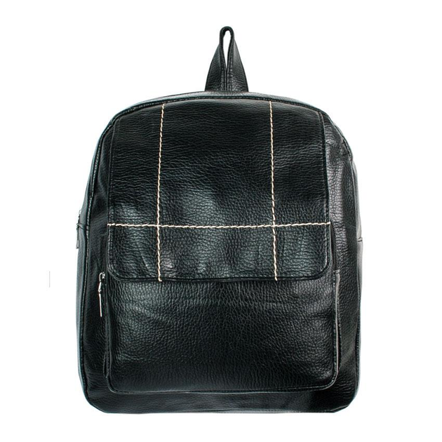 Рюкзак городской BackPack Кожзам 31х28х10 см Черный (21414) от продавца ...