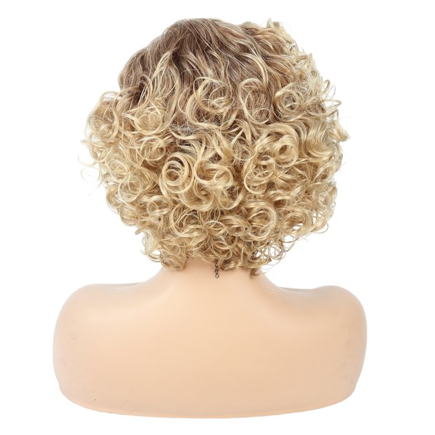 Парик Blond каре волнистый, натуральные синтетические волосы - изображение 4