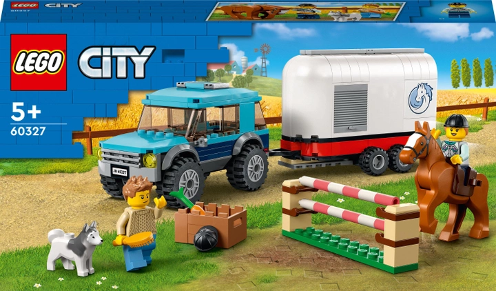 Конструктор LEGO City Фургон для коней 196 деталей (60327) - зображення 1