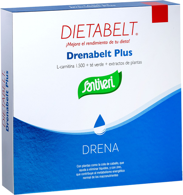 Suplement diety Santiveri Dietabelt Drenabelt Plus 8 Vials 120 ml (8412170037595) - obraz 1