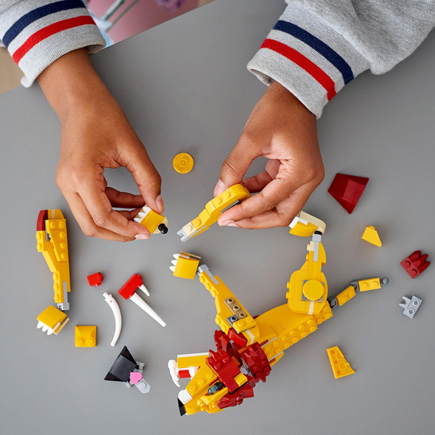 Конструктор LEGO Creator Дикий лев 224 деталі (31112) - зображення 5