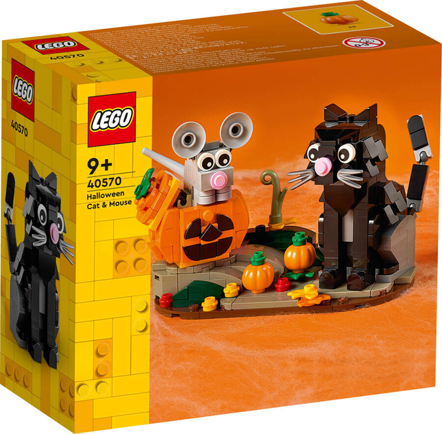 Zestaw klocków LEGO Halloween: Kot i mysz 328 elementów (40570) - obraz 1