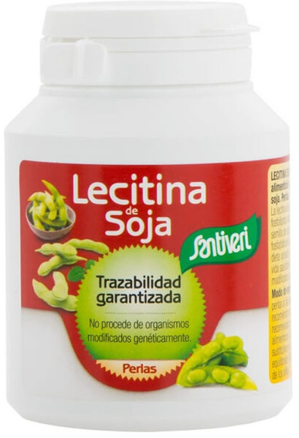 Дієтична добавка Santiveri Lecithin 107 перлин (8412170015234) - зображення 1