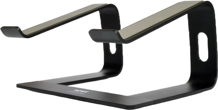 Podstawka pod laptopa PORT Designs Ergonomic Aluminium Black (3567049011031) - obraz 2