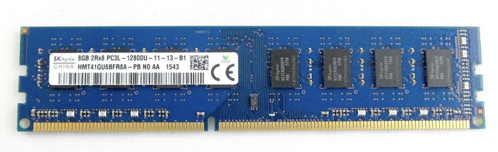 пам'ять DDR3L 8GB 1600 MHz Hynix 1,35V (HMT41GU6BFR8A-PB) - изображение 2
