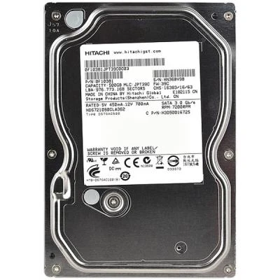 Накопичувач HDD SATA 500GB Hitachi (HGST) 7K1000.C 7200rpm 16MB (HDS721050CLA662, 0F15629) гар. 12 міс. - Фото 1 Накопичувач HDD SATA 500GB Hitachi (HGST) 7K1000.C 7200rpm 16MB (HDS721050CLA662, 0F15629) гар. 12 міс. - изображение 1