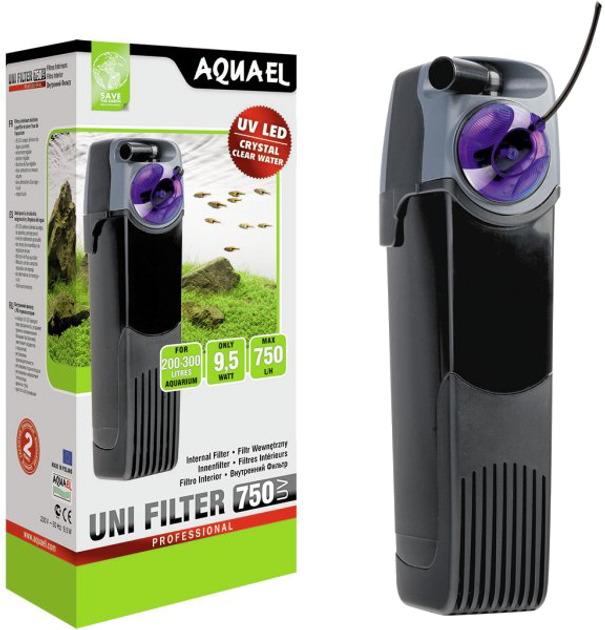 Внутрішній фільтр AquaEl Unifilter 750 UV (107403) (5905546058346) - зображення 4