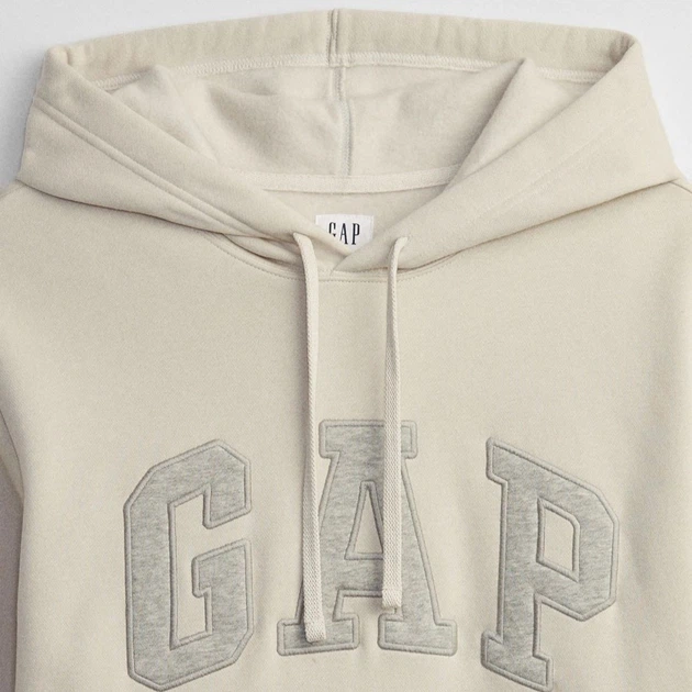 Bluza męska z kapturem kangurka GAP 738102-10 M Biała (1200060710003) - obraz 4