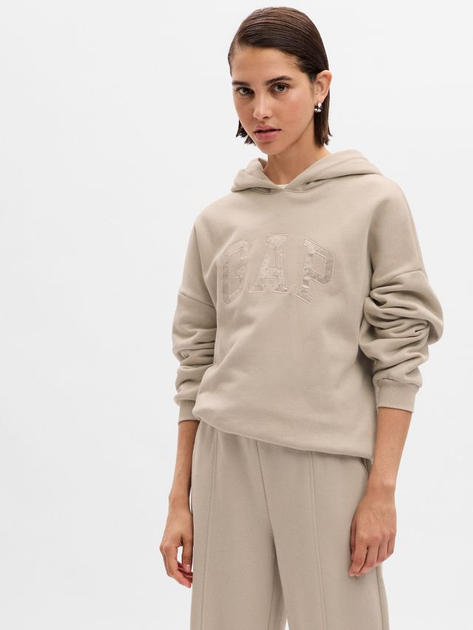 Bluza damska z kapturem GAP 729618-01 S Beżowa (1200116395147) - obraz 1