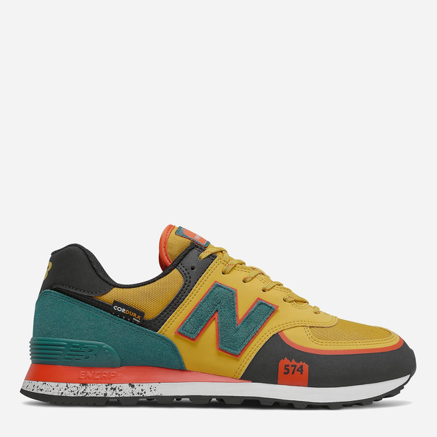 Buty sportowe męskie do kostki zamszowe na platformie New Balance 574 U574TZ2 45 (11US) 29 cm Żółte (195481110840) - obraz 1