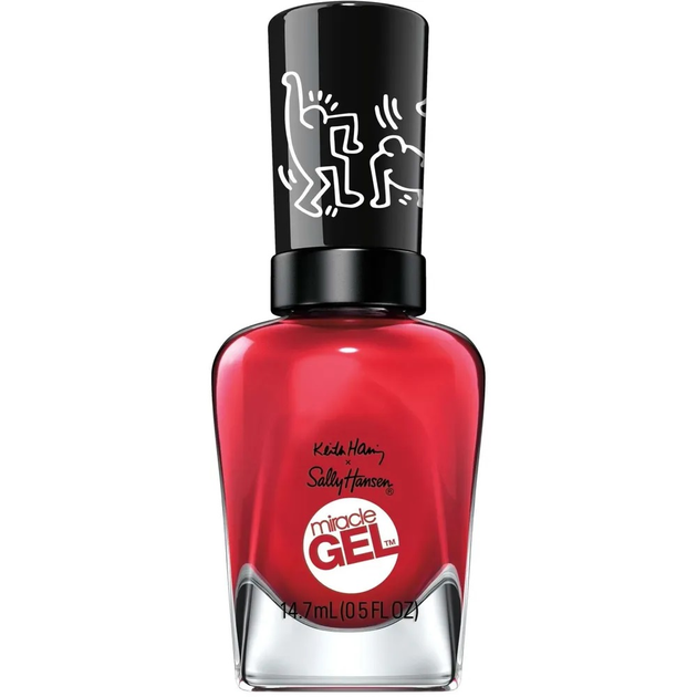 Лак для нігтів Sally Hansen Keith Haring 917 Red-iant Baby 14.7 мл (3616304745867) - зображення 1