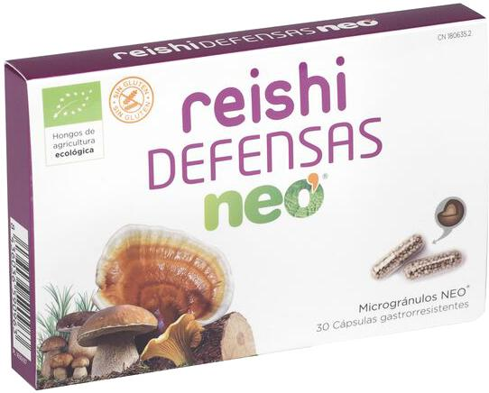 Дієтична добавка Neovital Reishi Neo Defenses 30 шт (8436036590963) - зображення 1
