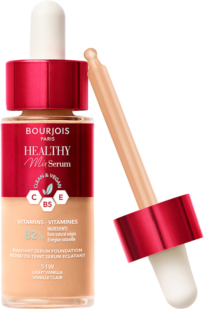 Podkład Bourjois Healthy Mix Clean and Vegan Serum Light Vanilla 30 ml (3616305210067) - obraz 1