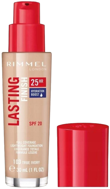 Podkład Rimmel Lasting Finish 103 True Ivory 30 ml (3607345379043) - obraz 1