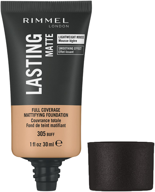 Тональна основа Rimmel Lasting Matte 305 Buff 30 мл (3614226899705) - зображення 1