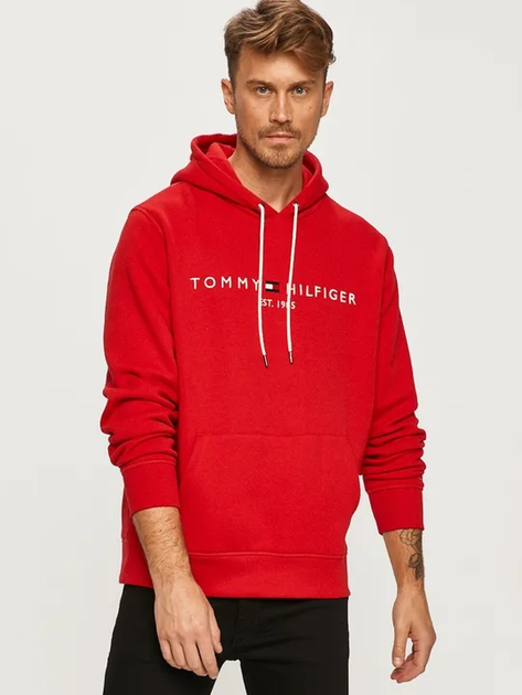 Худі чоловіче Tommy Hilfiger Regular Fit MW0MW11599 L Червоне (8720644231777) - зображення 1