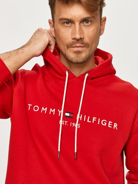 Худі чоловіче Tommy Hilfiger Regular Fit MW0MW11599 2XL Червоне (8720644231791) - зображення 3