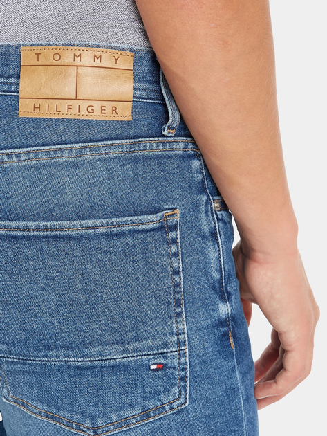 Джинси Regular fit чоловічі Tommy Hilfiger Fitted Straight MW0MW32079 33 Сині (8720644102756) - зображення 3