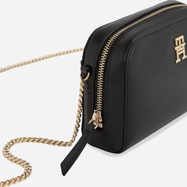 Сумка крос-боді жіноча Tommy Hilfiger Th Feminine Crossover AW0AW14871 Black (8720644249161) - зображення 3